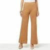 Deals 😀 MarlaWynne WynneLayers 360stretch Soft Flare Pant Dark Camel 🧨 -Outlet MarlaWynne Sales unnamed file 322