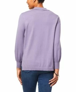 Best deal 🛒 MarlaWynne "As Is" WynneLayers Soft Sweater Knit Polo 👕 Shirt 🤩 -Outlet MarlaWynne Sales unnamed file 3258