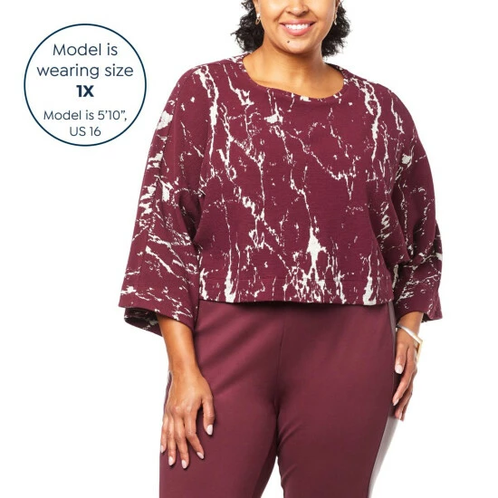 Best Sale โ MarlaWynne "As Is" WynneLayers Textured Novelty Knit Cropped Popover ๐ 7 Best Sale โ MarlaWynne "As Is" WynneLayers Textured Novelty Knit Cropped Popover ๐ - Image 5