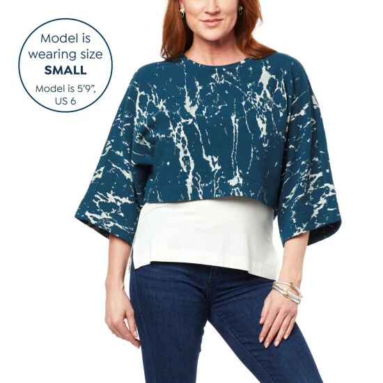 Best Sale โ MarlaWynne "As Is" WynneLayers Textured Novelty Knit Cropped Popover ๐ 8 Best Sale โ MarlaWynne "As Is" WynneLayers Textured Novelty Knit Cropped Popover ๐ - Image 6