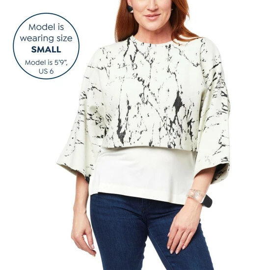 Best Sale โ MarlaWynne "As Is" WynneLayers Textured Novelty Knit Cropped Popover ๐ 9 Best Sale โ MarlaWynne "As Is" WynneLayers Textured Novelty Knit Cropped Popover ๐ - Image 7