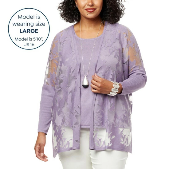 Best reviews of ๐ MarlaWynne "As Is" WynneLayers Sheer Floral Patterned Topper ๐ฏ 4 Best reviews of ๐ MarlaWynne "As Is" WynneLayers Sheer Floral Patterned Topper ๐ฏ - Image 2