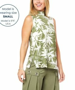 Discount ❤️ MarlaWynne "As Is" WynneLayers Mock-Neck Viscose Sleeveless Top 🌟 -Outlet MarlaWynne Sales unnamed file 3332