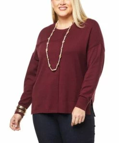 Promo 🔔 MarlaWynne WynneLayers SoftKNIT Sweater With Seam Details Black 🔥 -Outlet MarlaWynne Sales unnamed file 338