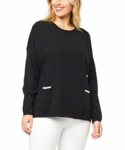 Best reviews of 🌟 MarlaWynne "As Is" WynneLayers Soft Knit Triple Pocket Sweater ⭐