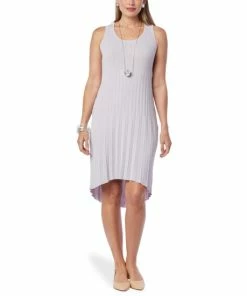 Best Pirce ๐งจ "As Is" MarlaWynne Sleeveless Rib Sweater Knit ๐ Dress ๐