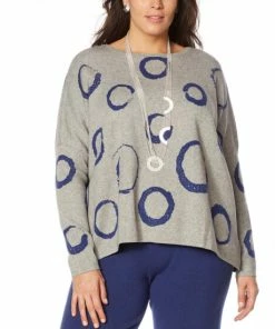 Outlet ❤️ "As Is" MarlaWynne SoftKNIT Circles Jacquard Boxy Sweater 🔥 -Outlet MarlaWynne Sales unnamed file 3507