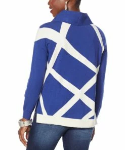 Brand new 🤩 MarlaWynne "As Is" WynneLayers SoftKNIT Cowl-Neck Intarsia Sweater 🎉 -Outlet MarlaWynne Sales unnamed file 3535