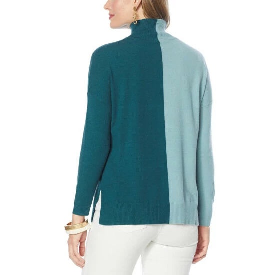 Cheap โจ MarlaWynne "As Is" WynneLayers Colorblocked SoftKNIT Mock Neck Top ๐ 5 Cheap โจ MarlaWynne "As Is" WynneLayers Colorblocked SoftKNIT Mock Neck Top ๐ - Image 3