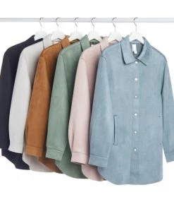 Outlet 🛒 MarlaWynne "As Is" WynneLayers Stretch Faux Suede 👚 Shirt Jacket ❤️ -Outlet MarlaWynne Sales unnamed file 3582