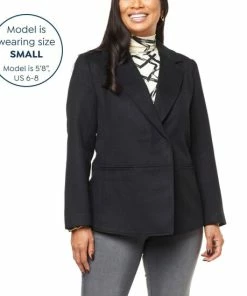 Brand new 😍 MarlaWynne WynneCollection Melton Car 🧥 Coat Black ⭐ -Outlet MarlaWynne Sales unnamed file 396