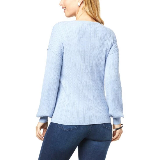 Hot Sale โญ MarlaWynne WynneLayers SoftKNIT Baby Cable Knit Sweater Ecru ๐งจ 5 Hot Sale โญ MarlaWynne WynneLayers SoftKNIT Baby Cable Knit Sweater Ecru ๐งจ - Image 3