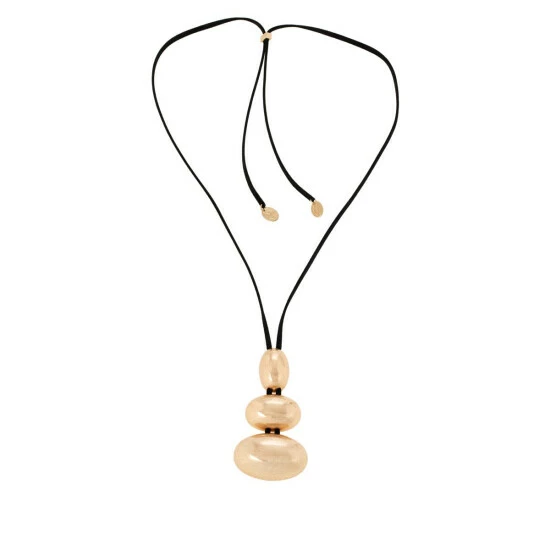 Wholesale ❤️ MarlaWynne 41-1/2" Oval Triple Drop Pendant Necklace Silvertone 🧨 4 Wholesale ❤️ MarlaWynne 41-1/2" Oval Triple Drop Pendant Necklace Silvertone 🧨 - Image 3