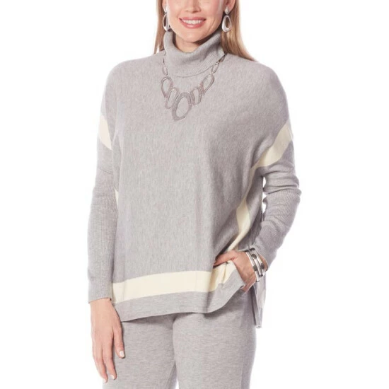 Cheap ๐ฅฐ MarlaWynne WynneLayers Turtleneck Graphic Intarsia Knit Sweater Ecru Combo ๐ 8 Cheap ๐ฅฐ MarlaWynne WynneLayers Turtleneck Graphic Intarsia Knit Sweater Ecru Combo ๐ - Image 6