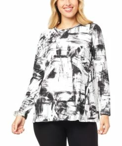 Brand new 🎉 MarlaWynne WynneLayers Cotton Blend Butterfly Tee With Pocket Black ⭐ -Outlet MarlaWynne Sales unnamed file 535