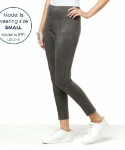 Deals 🔥 MarlaWynne WynneCollection Bonded Faux Suede Solution Legging Dark Camel 👏 -Outlet MarlaWynne Sales unnamed file 545