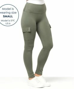 Deals 😍 MarlaWynne WynneCollection Ponte Knit Cargo Legging Thyme 🛒 -Outlet MarlaWynne Sales unnamed file 600