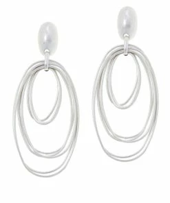 Best reviews of 😍 MarlaWynne Wire Oval Link Dangle Earrings Goldtone 🤩