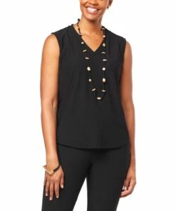 Best deal 😉 MarlaWynne WynneLayers Luxe Crepe V-Neck Tank Petrol 🌟 -Outlet MarlaWynne Sales unnamed file 624