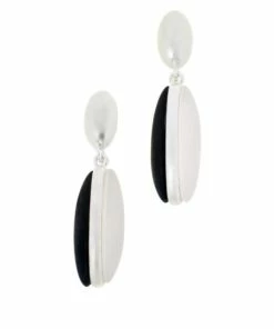 Outlet 🛒 MarlaWynne Colorblock Dangle Earrings Goldtone/black ⌛ -Outlet MarlaWynne Sales unnamed file 701