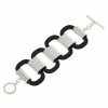 Wholesale ⭐ MarlaWynne Metal And Resin Toggle Bracelet Silvertone/black 💯 -Outlet MarlaWynne Sales unnamed file 707