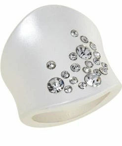 Best deal 🔔 MarlaWynne Clear Stone Abstract Ring Silvertone 🔥