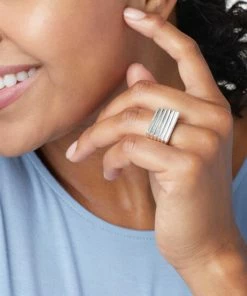 Deals ✨ MarlaWynne Worn-Finish Accordion Ring Goldtone 🔔 -Outlet MarlaWynne Sales unnamed file 732