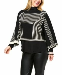 Top 10 🧨 MarlaWynne WynneCollection SoftKNIT Patterned Double Knit Popover Heather Latte ⭐