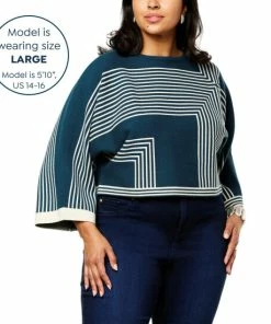 Top 10 🧨 MarlaWynne WynneCollection SoftKNIT Patterned Double Knit Popover Heather Latte ⭐ -Outlet MarlaWynne Sales unnamed file 738