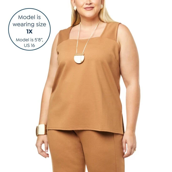 Promo ๐ MarlaWynne WynneLayers 360stretch Square Neck Tank Dark Camel ๐ 4 Promo ๐ MarlaWynne WynneLayers 360stretch Square Neck Tank Dark Camel ๐ - Image 2