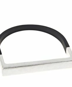 Best Pirce ❤️ MarlaWynne Worn Metal Two-Tone Bar Bangle Bracelet Goldtone/silvertone 🤩 -Outlet MarlaWynne Sales unnamed file 801