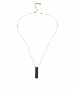 Best reviews of 😀 MarlaWynne 31" Rectangular Bar Drop Pendant Necklace Goldtone 😀 -Outlet MarlaWynne Sales unnamed file 809