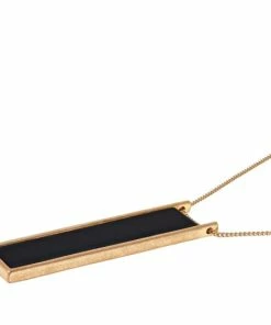 Best reviews of 😀 MarlaWynne 31" Rectangular Bar Drop Pendant Necklace Goldtone 😀 -Outlet MarlaWynne Sales unnamed file 810