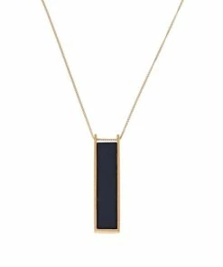 Best reviews of 😀 MarlaWynne 31" Rectangular Bar Drop Pendant Necklace Goldtone 😀 -Outlet MarlaWynne Sales unnamed file 811