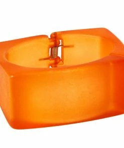 Hot Sale 😍 MarlaWynne Square Resin Hinged Bangle Bracelet Blue 🔥