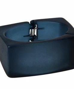 Hot Sale 😍 MarlaWynne Square Resin Hinged Bangle Bracelet Blue 🔥 -Outlet MarlaWynne Sales unnamed file 835