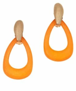 Deals 😉 MarlaWynne Pear-Shaped Resin Drop Earrings Blue 👏