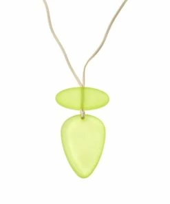 Flash Sale 🥰 MarlaWynne 42" Geometric Resin Drop Pendant Necklace Black ✨