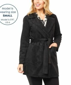 Best reviews of 🎁 MarlaWynne WynneCollection Faux Suede Trench 🧥 Coat Oyster 😍 -Outlet MarlaWynne Sales unnamed file 855
