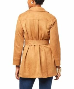 Best reviews of 🎁 MarlaWynne WynneCollection Faux Suede Trench 🧥 Coat Oyster 😍 -Outlet MarlaWynne Sales unnamed file 857
