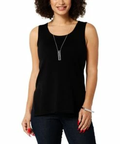 Wholesale ✨ MarlaWynne WynneLayers SoftKNIT Sweater Knit Tank Black 🎁