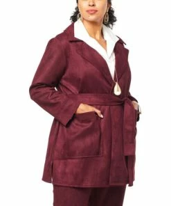 Best reviews of 🎁 MarlaWynne WynneCollection Faux Suede Trench 🧥 Coat Oyster 😍 -Outlet MarlaWynne Sales unnamed file 860