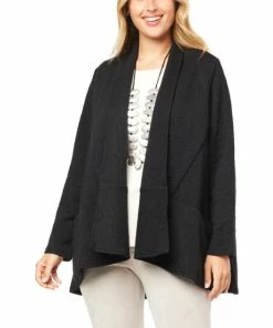 Best reviews of 🎁 MarlaWynne WynneCollection Quilted Jacquard Shawl Collar Jacket Burgundy 🧨