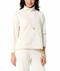 Wholesale ⭐ MarlaWynne WynneLayers Plush Ottoman Knit Mock-Neck Top With Drawstring Inky Blue ⌛ -Outlet MarlaWynne Sales unnamed file 9