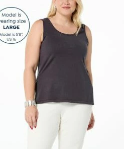 Wholesale ✨ MarlaWynne WynneLayers SoftKNIT Sweater Knit Tank Black 🎁 -Outlet MarlaWynne Sales unnamed file 91