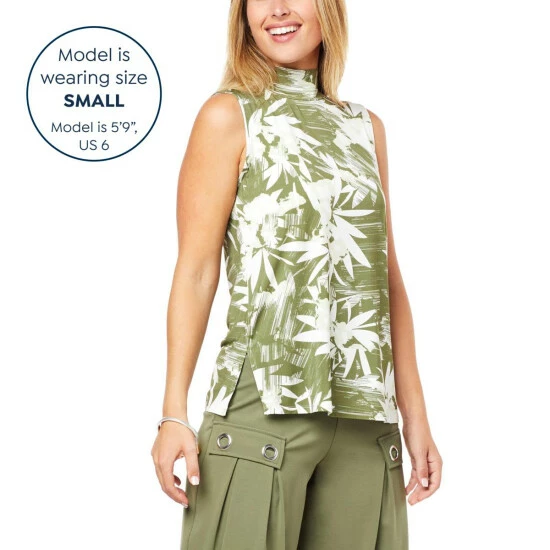 Top 10 ๐ MarlaWynne WynneLayers Mock-Neck Viscose Sleeveless Top Black ๐ 4 Top 10 ๐ MarlaWynne WynneLayers Mock-Neck Viscose Sleeveless Top Black ๐ - Image 2