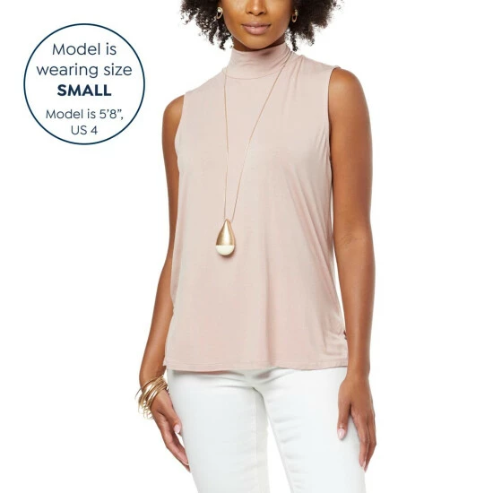 Top 10 ๐ MarlaWynne WynneLayers Mock-Neck Viscose Sleeveless Top Black ๐ 11 Top 10 ๐ MarlaWynne WynneLayers Mock-Neck Viscose Sleeveless Top Black ๐ - Image 9