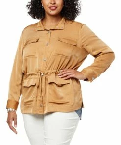 Cheapest 🔔 MarlaWynne WynneLayers Matte Satin Utility Jacket Canvas 😀 -Outlet MarlaWynne Sales unnamed file 948