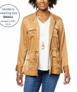 Cheapest 🔔 MarlaWynne WynneLayers Matte Satin Utility Jacket Canvas 😀 -Outlet MarlaWynne Sales unnamed file 950
