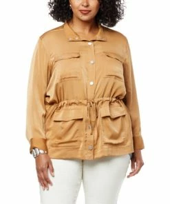 Cheapest 🔔 MarlaWynne WynneLayers Matte Satin Utility Jacket Canvas 😀 -Outlet MarlaWynne Sales unnamed file 955